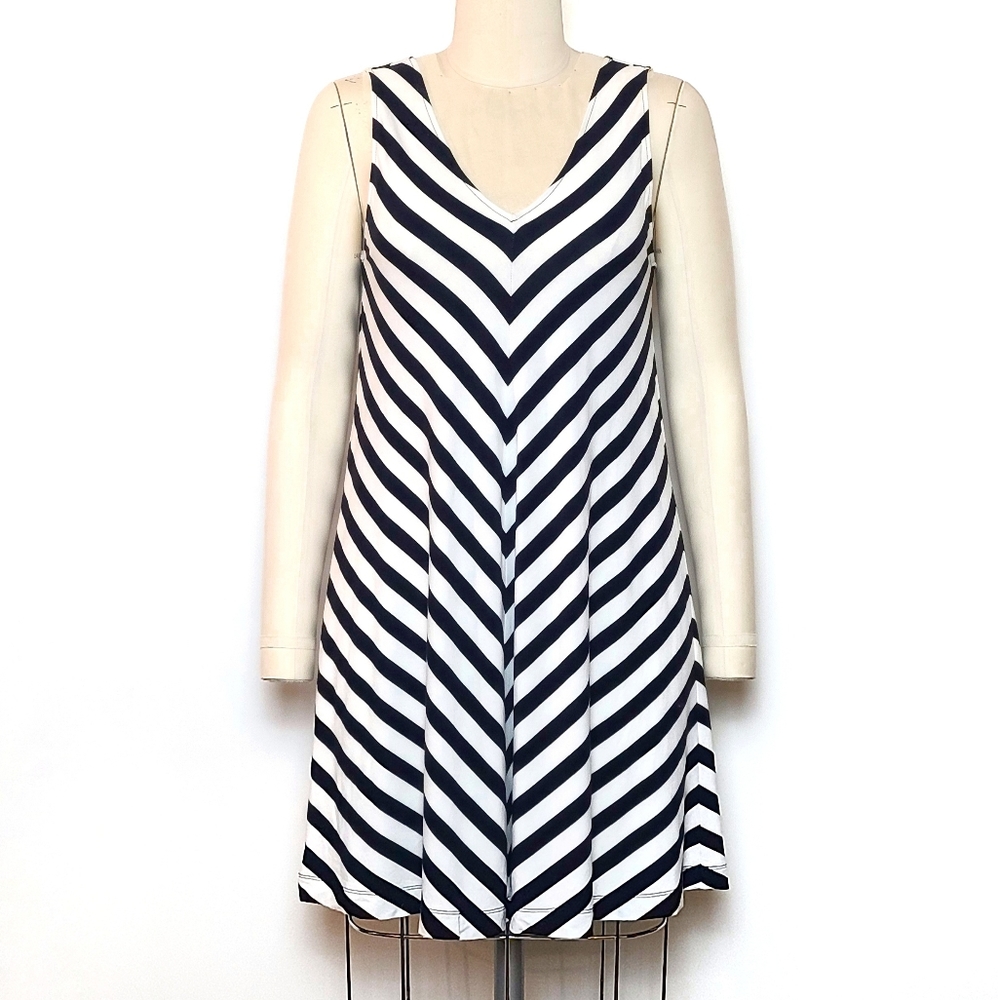 LOFT Chevron Vnk Knit Dress